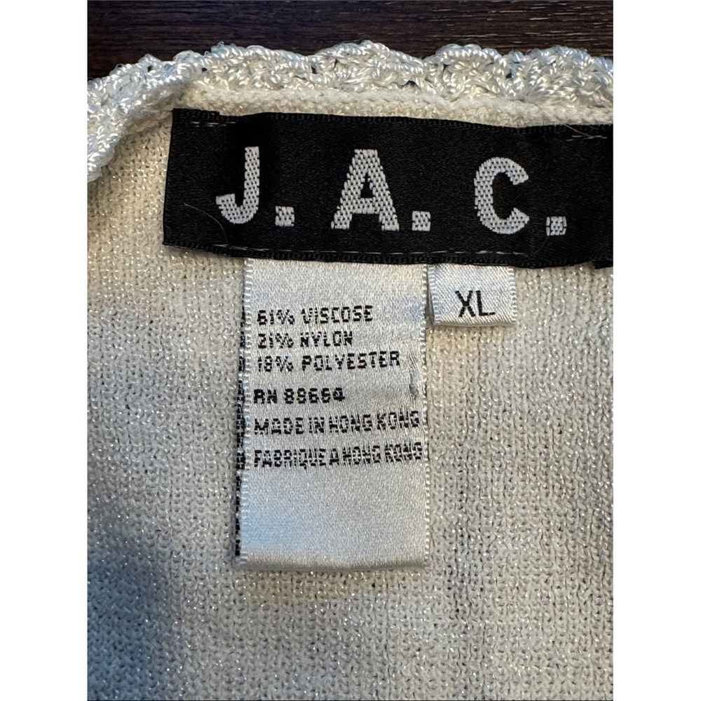 Cream Crochet-Trim Open Front Cardigan - Picture 3 of 7